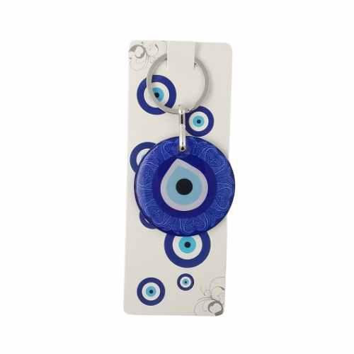 Llavero Ojo Turco Mod 06 - Redondo Cristal