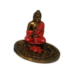 PORTA INCIENSO BUDA 16 CM REF 590 - 32 - ROJO