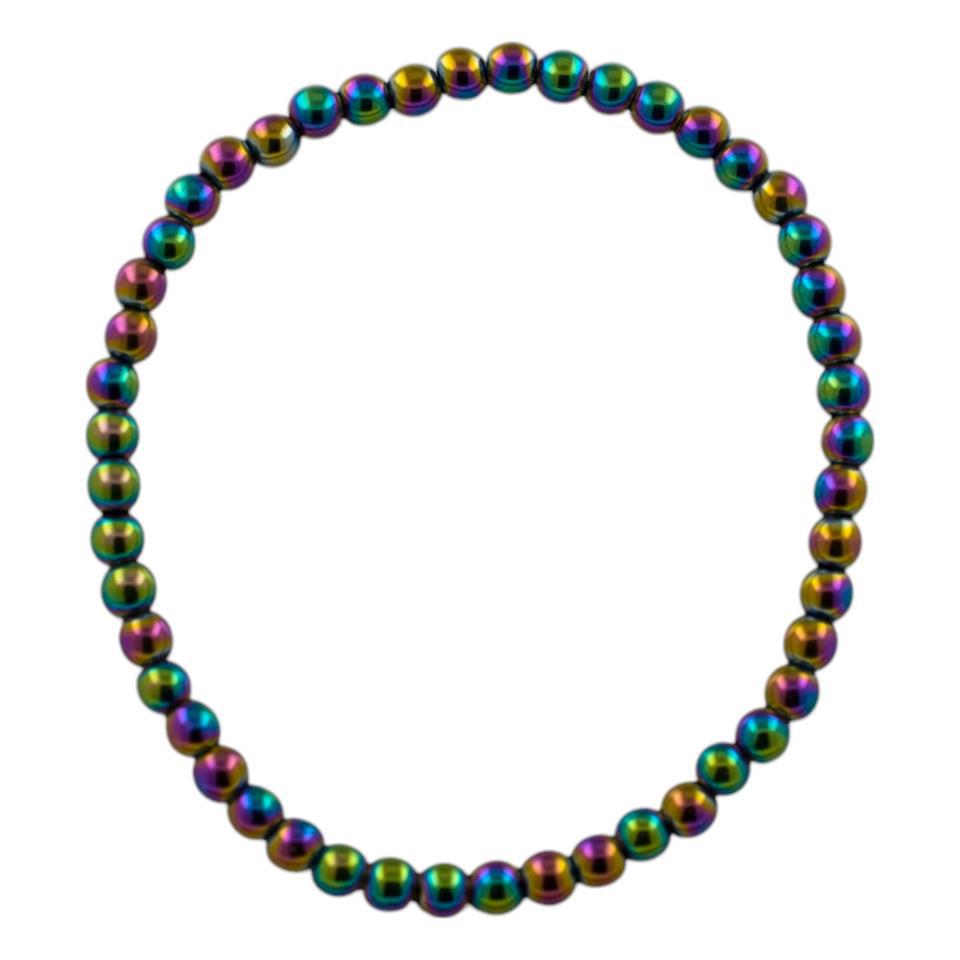 PULSERA MINERAL HEMATITE 4MM REF 4