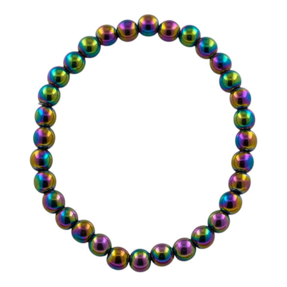 PULSERA MINERAL HEMATITE 6MM REF 4