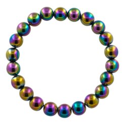 PULSERA MINERAL HEMATITE 8MM REF  4