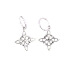 Pendientes Plata de Ley 925 NUDO BRUJAS REF 590