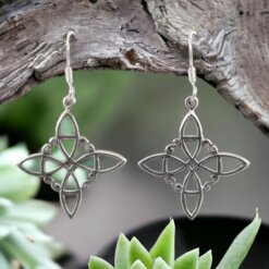 Pendientes Plata de Ley 925 NUDO DE BRUJA REF 590