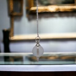 Péndulo Bola Mineral - Cuarzo Cristal REF 250