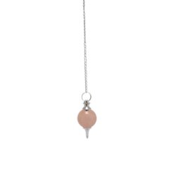 Péndulo Bola Mineral - Cuarzo Rosa REF 250