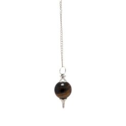 Péndulo Bola Mineral - Ojo de Tigre REF 250