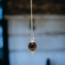 Péndulo Bola Mineral - Ojo de Tigre REF 250