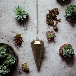 Péndulo Facetado Mineral - Ojo de Tigre REF 200