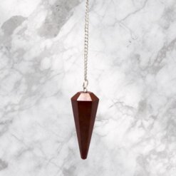 Péndulo Facetado Mineral - Red Jasper REF 200
