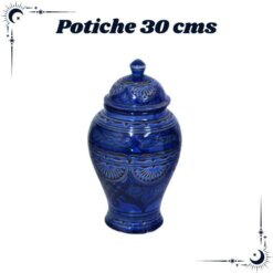 Potiche 30cms  Mod  02 Azul