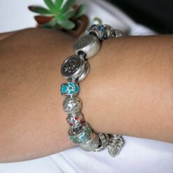 Pulsera ZAMAK para dijes 18CM