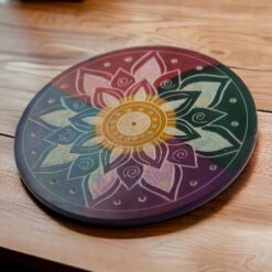 Quemador piedra diseños  5 pulgadas - FLOR REF 350