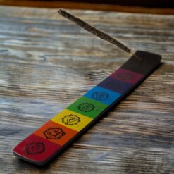 Quemador tablilla madera 7 chakras 065 - 01