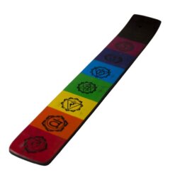 Quemador tablilla madera 7 chakras 065 - 01
