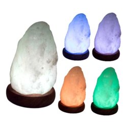 USB BLANCA MULTICOLOR Lámpara de Sal - REF200