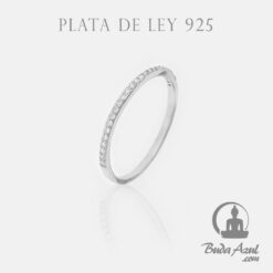 Anillo Plata FINO CIRCONITAS REF  390
