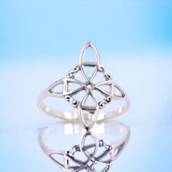 Anillo Plata de Ley 925 NUDO DE BRUJA REF 490
