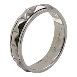 Anillo Plata de Ley 925 ondulado ANTIESTRES REF790