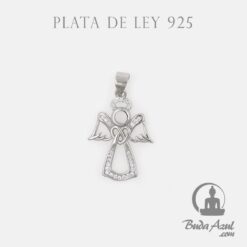 Colgante Plata ANGEL RELIEVE CIRCONITAS REF 590