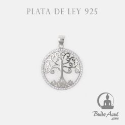 Colgante Plata ARBOL DE LA VIDA ONDAS REF 790