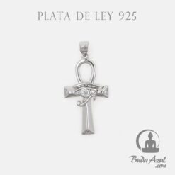 Colgante Plata CRUZ OJO DE HORUS CIRCONITA REF 690