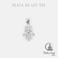 Colgante Plata MANO DE FATIMA CIRCONITA REF  290