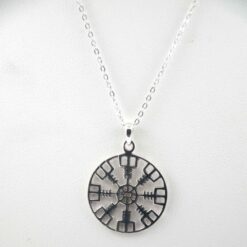 Colgante Plata de Ley 925 BRUJULA VIKINGA  REF 790