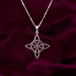 Colgante Plata de Ley 925 NUDO DE BRUJA REF 390