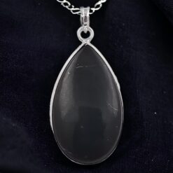 Colgante Plata de Ley 925 PIEDRA SHUNGIT REF 750