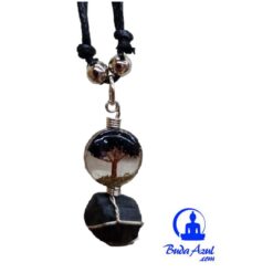 Collar árbol piedra mineral TURMALINA REF 4