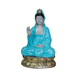 Figura Kuan Yin 24cm Celeste LW2501