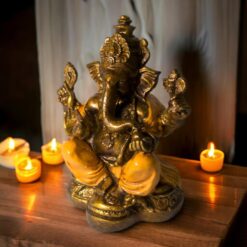 GANESH 17 CM REF 690-7 - NARANJA