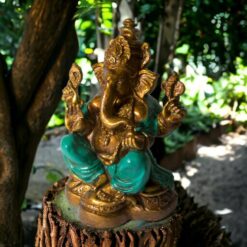 GANESH 17 CM REF 690-7 - TURQUESA