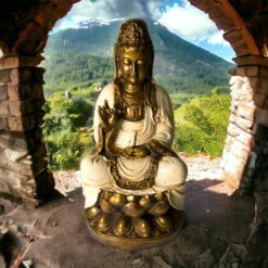KUAN YIN 26 CM REF  1190 - 6 - BLANCO