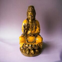 KUAN YIN 26 CM REF  1190 - 6 - NARANJA