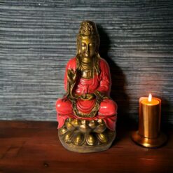 KUAN YIN 26 CM REF  1190 - 6 - ROJO