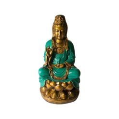 KUAN YIN 26 CM REF  1190 - 6 - TURQUESA