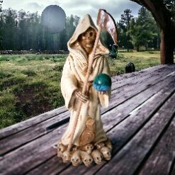 LA SANTA MUERTE 30 CM REF 1290 - 1 - BLANCO