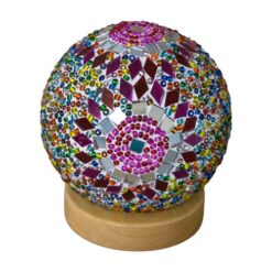 Lámpara Mosaico Rosa 7077-9 USB