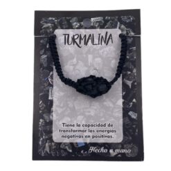 PULSERA MACRAME CON TURMALINA