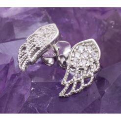 Pendientes Plata ALAS DE ANGEL CIRCONITAS 390