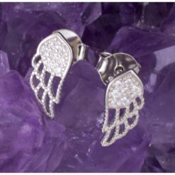 Pendientes Plata ALAS DE ANGEL CIRCONITAS 390