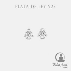 Pendientes Plata ANGEL CORAZON CIRCONITA 390