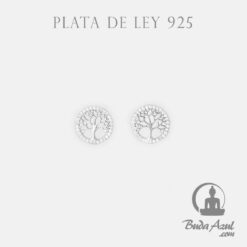 Pendientes Plata ARBOL VIDA CIRCONITAS REF 590