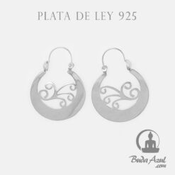 Pendientes Plata ARETE CANARIO LISO REF 1490