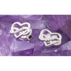 Pendientes Plata CORAZON INFINITO CIRCONITAS 290