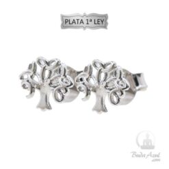 Pendientes Plata de Ley 925 Arbol REF 190