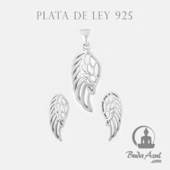 Pendientes Colgante Plata ALAS ANGEL RELIEVE 790