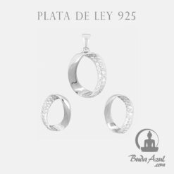 Pendientes Colgante Plata OVALADO CIRCON 790
