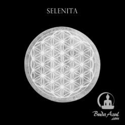 Plato Flor de la Vida Selenita